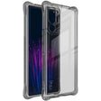 For HTC U24 Pro imak Shockproof Airbag TPU Phone Case(Transparent Black) - HTC by imak | Online Shopping South Africa | PMC TechLife | Buy Now Pay Later Mobicred