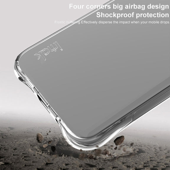 For HTC U24 Pro imak Shockproof Airbag TPU Phone Case(Transparent)