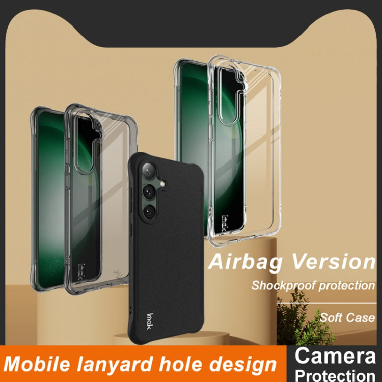 For Samsung Galaxy S24 FE 5G imak Shockproof Airbag TPU Phone Case(Transparent)