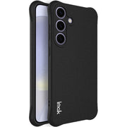 For Samsung Galaxy S25 5G imak Shockproof Airbag TPU Phone Case(Matte Black)
