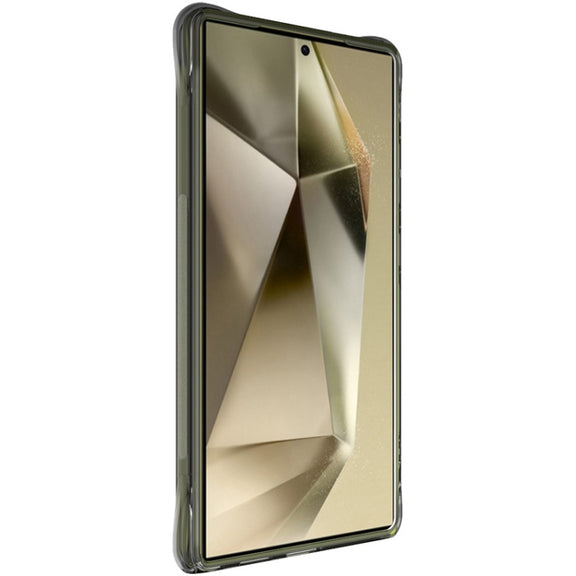 For Samsung Galaxy S25 Ultra 5G imak Shockproof Airbag TPU Phone Case(Transparent Black)