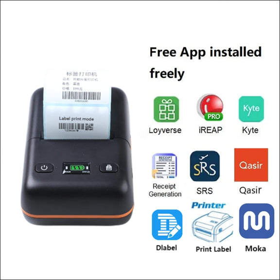 BT-58L 58mm USB+Bluetooth Thermal Label Printer(EU Plug)