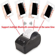 BT-581 58mm USB-C/Type-C + Bluetooth Portable Thermal Printer(EU Plug)