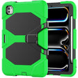 For iPad Pro 11 2024 Colorful Silicone Heavy Duty Hybrid PC Tablet Case(Green) - free shipping - PMC TechLife - Order now!