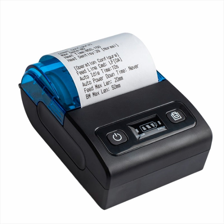 BT-582 58mm Type-C + Bluetooth Portable Thermal Printer(EU Plug)