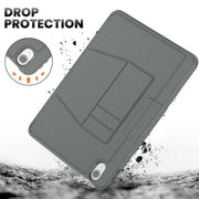 For iPad Air 11 2024 Smart B Magnetic Holder Leather Tablet Case(Grey)