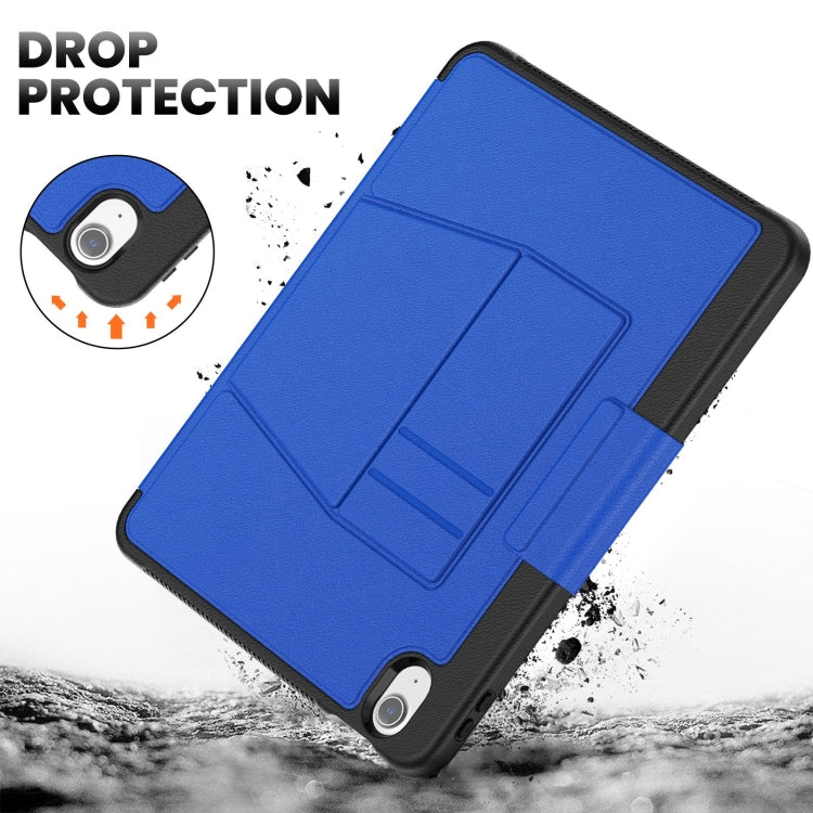 For iPad Air 11 2025 / 2024 Smart B Magnetic Holder Leather Tablet Case(Blue)