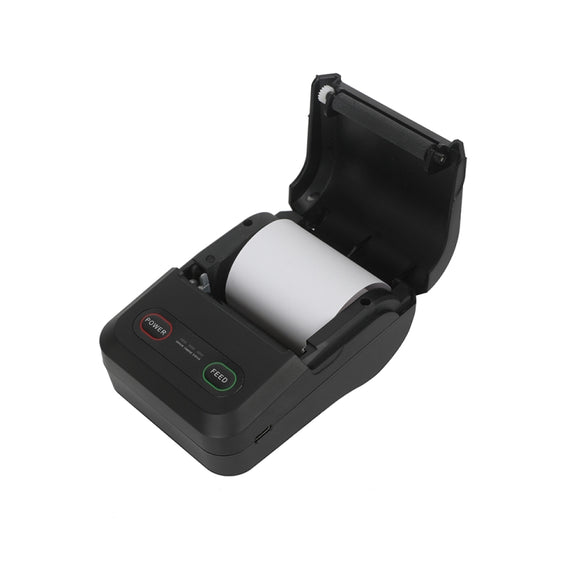 BT-583 58mm USB-C/Type-C + Bluetooth Portable Thermal Printer, Specification:US Plug(Blue White)