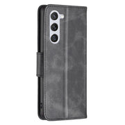 For Samsung Galaxy S25 5G Lambskin Texture Pure Color Flip Leather Phone Case(Black)