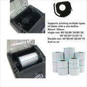 BT-802 80mm USB-C/Type-C + Bluetooth Portable Thermal Printer(US Plug)