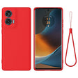 For Motorola Edge 50 Fusion Solid Color Liquid Silicone Dropproof Full Coverage Phone Case(Red) - free shipping - PMC TechLife - Order now!
