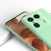 For Motorola Moto X50 Ultra Solid Color Liquid Silicone Dropproof Full Coverage Phone Case(Green)