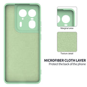 For Motorola Moto X50 Ultra Solid Color Liquid Silicone Dropproof Full Coverage Phone Case(Green)