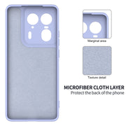 For Motorola Moto X50 Ultra Solid Color Liquid Silicone Dropproof Full Coverage Phone Case(Purple)