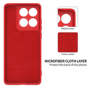 For Motorola Edge 60 Fusion / Edge 60 Solid Color Liquid Silicone Dropproof Full Coverage Phone Case(Red)