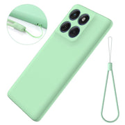 For Motorola Edge 60 Fusion / Edge 60 Solid Color Liquid Silicone Dropproof Full Coverage Phone Case(Green)