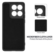 For Motorola Edge 60 Fusion / Edge 60 Solid Color Liquid Silicone Dropproof Full Coverage Phone Case(Black)