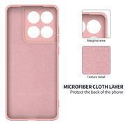 For Motorola Edge 60 Fusion / Edge 60 Solid Color Liquid Silicone Dropproof Full Coverage Phone Case(Pink)