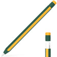 For Apple Pencil 2 / Pencil Pro Colorful Pencil Style Stylus Silicone Protective Case(Green Yellow) - Pencil Accessories by PMC Jewellery | Online Shopping South Africa | PMC Jewellery | Buy Now Pay Later Mobicred