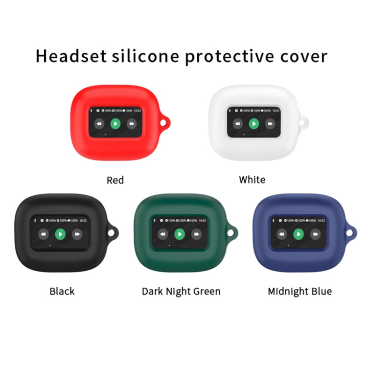 For JBL Live Beam 3 Wireless Bluetooth Earphones Silicone Protective Case(Dark Blue)