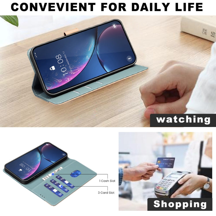 For Google Pixel 9 Color Matching RFID Anti-theft Leather Phone Case(Green)