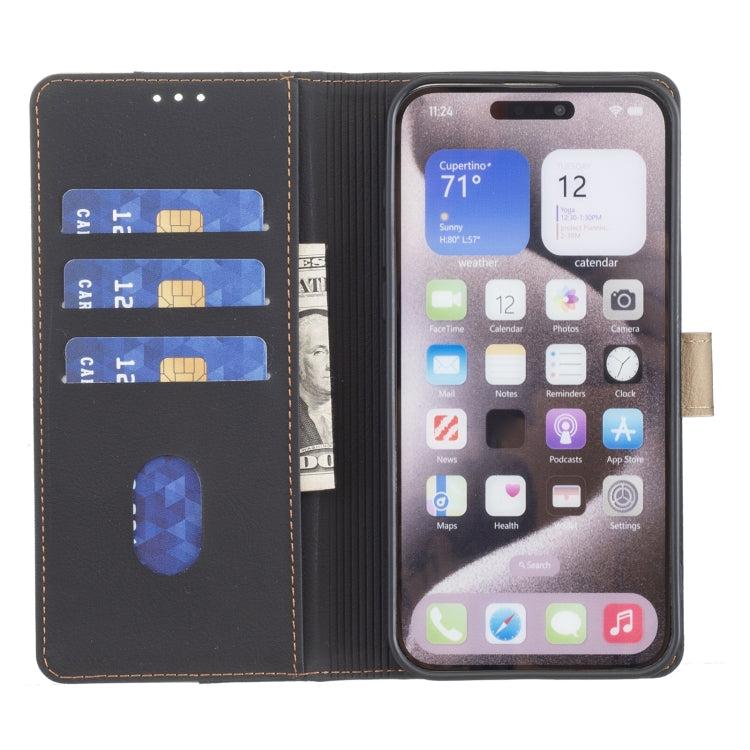 For Google Pixel 9 Color Matching RFID Anti-theft Leather Phone Case(Black)