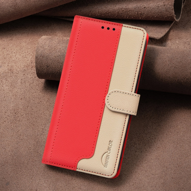 For Google Pixel 9 Color Matching RFID Anti-theft Leather Phone Case(Red)