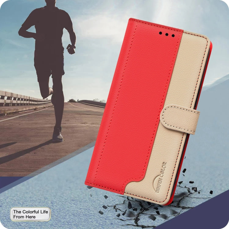 For Google Pixel 9 Color Matching RFID Anti-theft Leather Phone Case(Red)