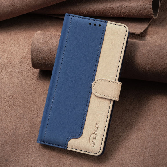 For Google Pixel 9 Color Matching RFID Anti-theft Leather Phone Case(Blue)