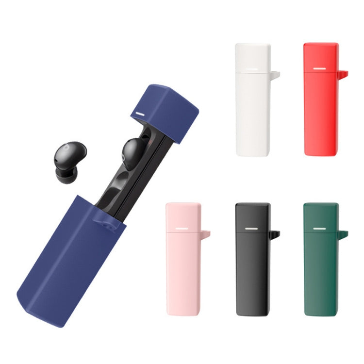 For Anker Soundcore A30i Wireless Earphone Silicone Protective Case(Dark Green)