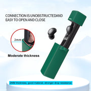 For Anker Soundcore A30i Wireless Earphone Silicone Protective Case(Black)