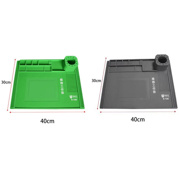 BEST S-190 High-temperature Resistant Silicone Pad Workbench Pad(Green)