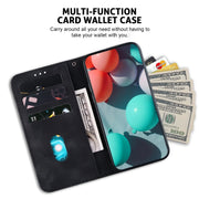 For Redmi K70 / K70 Pro Seven-shaped Embossed Leather Phone Case(Black)