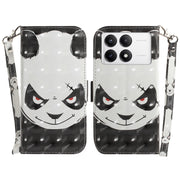 For Xiaomi Redmi K70 Pro / K70 3D Colored Flip Leather Phone Case(Angry Bear)