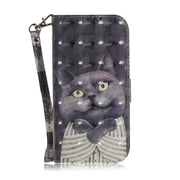 For Xiaomi Redmi K70 Pro / K70 3D Colored Flip Leather Phone Case(Hug Cat)