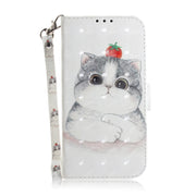 For Xiaomi Redmi K70 Pro / K70 3D Colored Flip Leather Phone Case(Cute Cat)