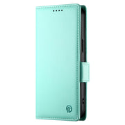 For Google Pixel 9 Side Buckle Magnetic Frosted Leather Phone Case(Mint Green)