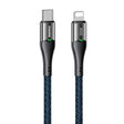 REMAX RC-C116 1.2m 30W Type-C to 8 Pin Smart Power-off Fast Charging Data Cable(Dark Blue) - free shipping - PMC Jewellery - Order now!