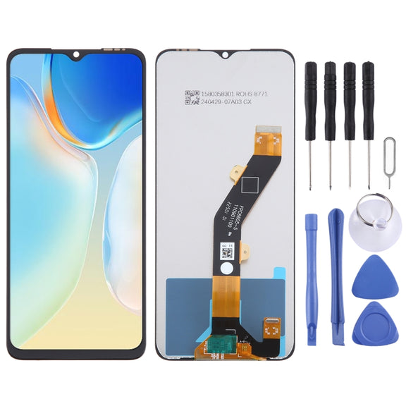 For itel A70 OEM LCD Screen with Digitizer Full Assembly