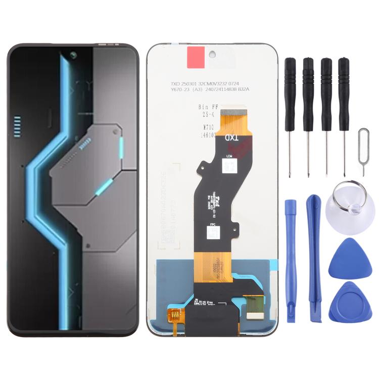 For itel P65 OEM LCD Screen with Digitizer Full Assembly