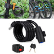 Bicycle Portable Anti-theft Lock Steel Cable Lock with Lock Frame, Style:B Style 120cm Black - Bicycle Locks & Bicycle Pumps by PMC TechLife | Online Shopping South Africa | PMC TechLife