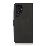 For Samsung Galaxy S25 Ultra 5G KHAZNEH Matte Texture Leather Phone Case(Black)