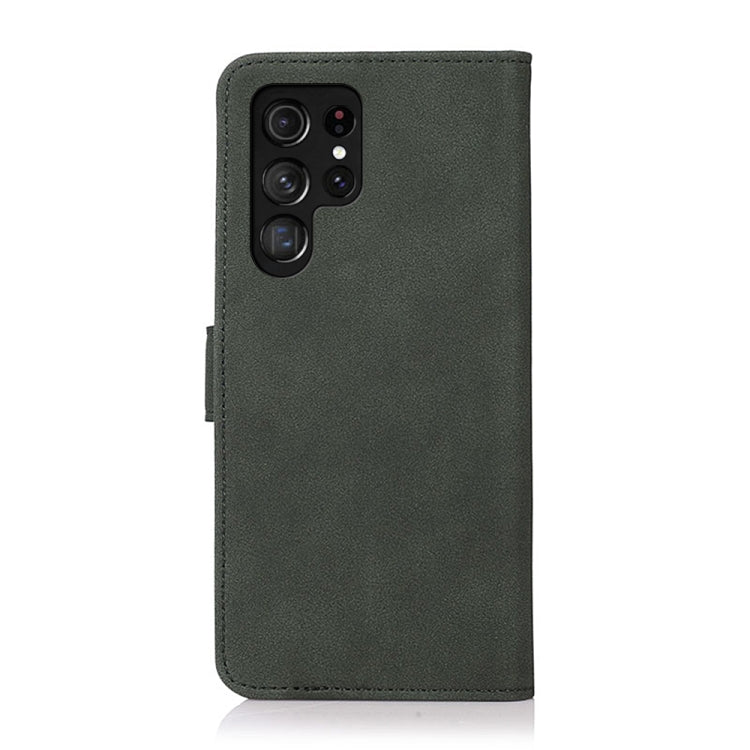 For Samsung Galaxy S25 Ultra 5G KHAZNEH Matte Texture Leather Phone Case(Green)