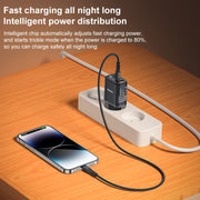 Yesido YC69 30W USB + Dual USB-C / Type-C Digital Display Charger, Specification:EU Plug(Black)