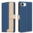 For iPhone 16e Color Matching RFID Anti-theft Leather Phone Case(Blue) - free shipping - PMC TechLife - Order now!