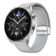 22mm Magnetic Silver Buckle Silicone Leather Watch Band(Grey) - free shipping - PMC TechLife - Order now!