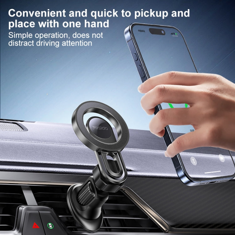 Yesido C209 MagSafe Magnetic Air Vent Car Holder(Black)