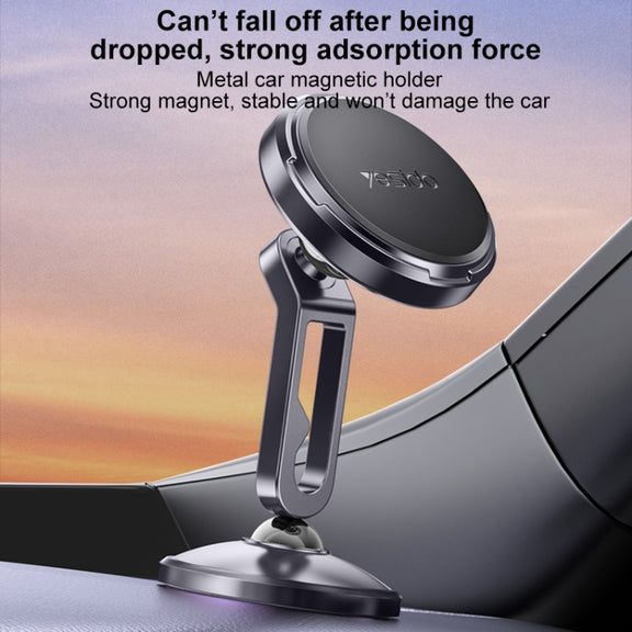 Yesido C210 Double Ball Magnetic Car Holder(Black)