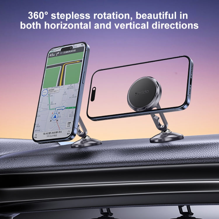 Yesido C210 Double Ball Magnetic Car Holder(Black)