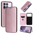 For Redmi K70 Carbon Fiber Texture Flip Leather Phone Case(Pink) - K70 Cases by PMC Jewellery | Online Shopping South Africa | PMC Jewellery | Buy Now Pay Later Mobicred